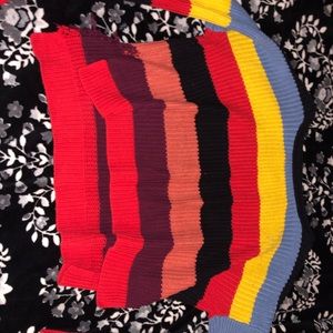 ☆ multi-color striped sweater ☆